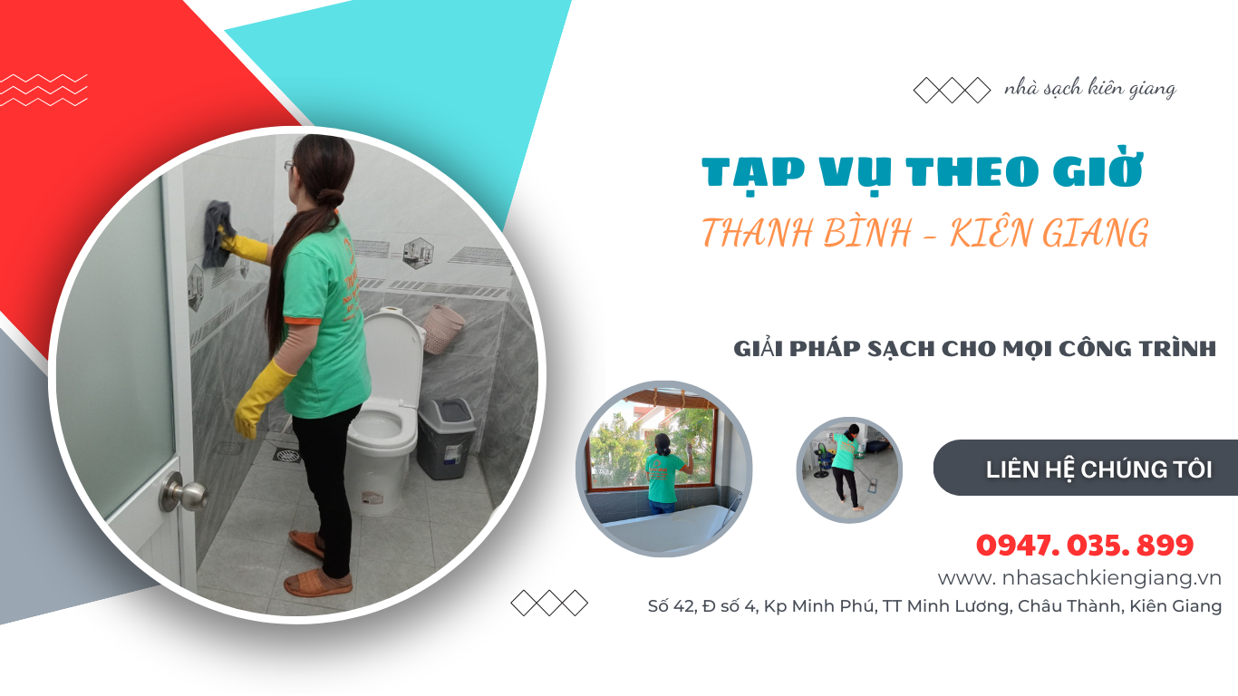 Tạp vụ theo giờ Kiên Giang